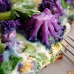 purple-cauliflower-green-bean-frittata-closeup